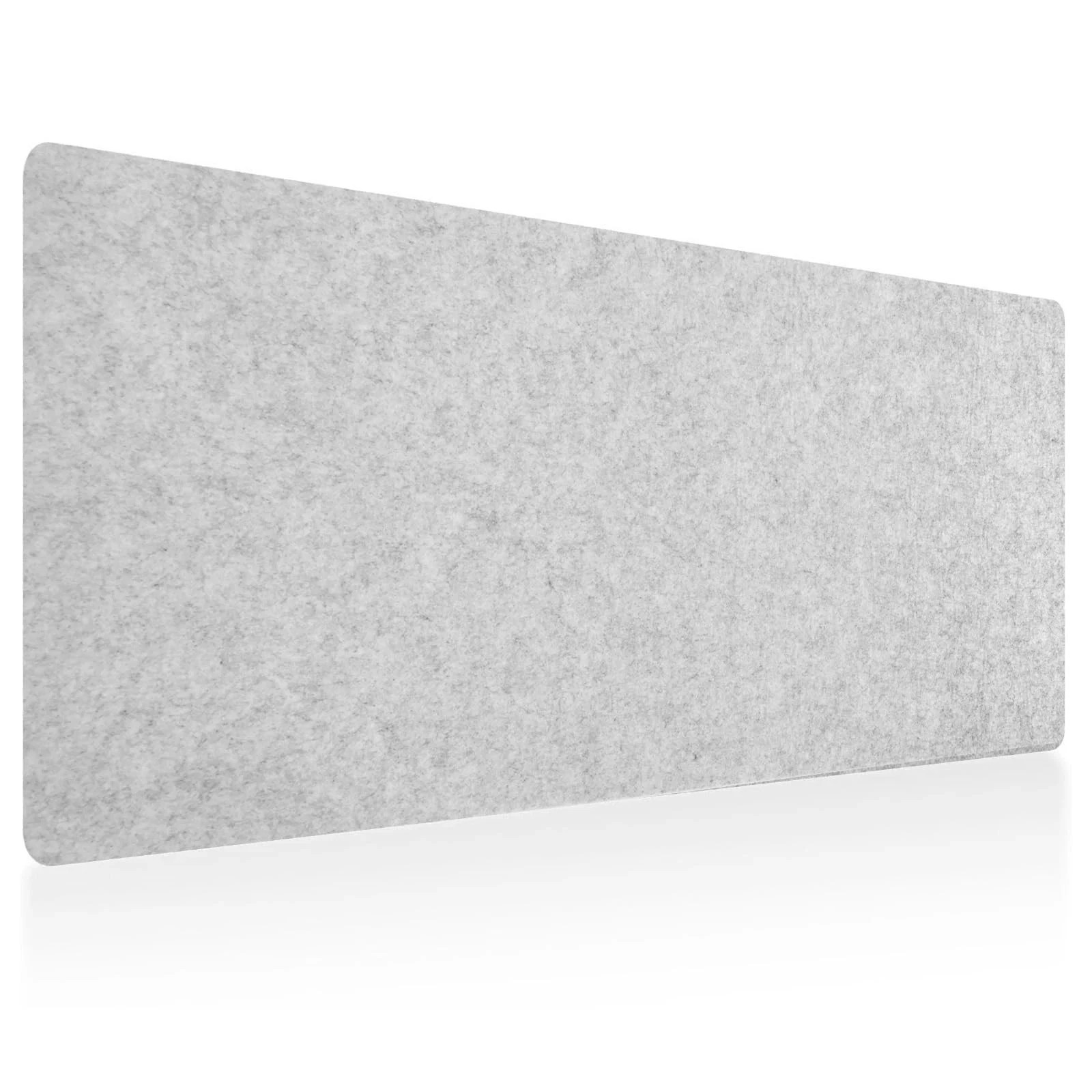 40x16 Inch 100x40cm Light Grey Large Felt Desk Mat Full Mouse Pad Protector