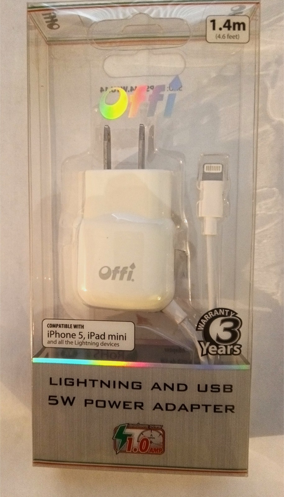 Apple 5W USB Power Adapter + Lightning to USB Cable for iPhone iPad Mini iPod