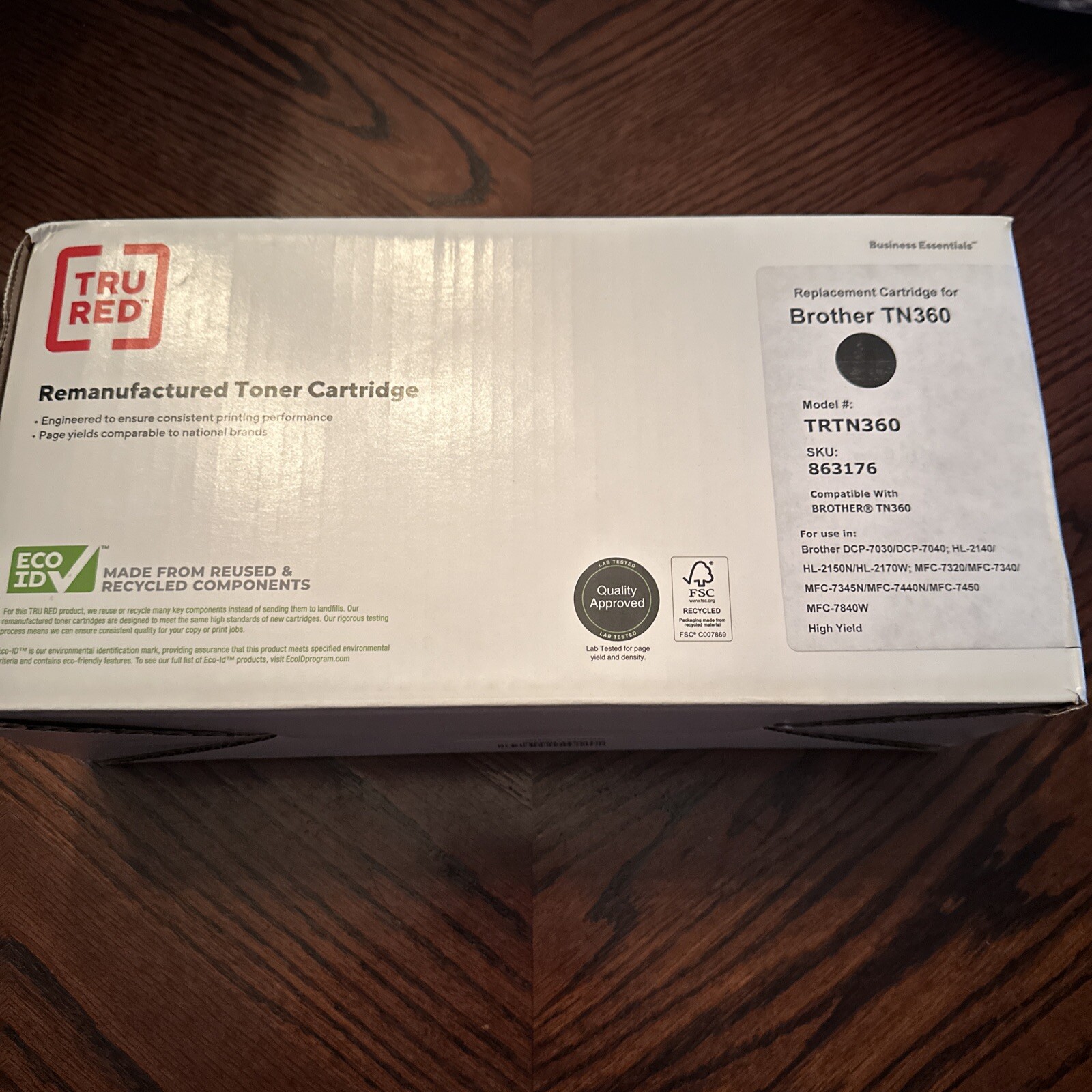 NEW Tru Red For Brother TN-360 High Yield Toner Cartridge - Black TRTN 360