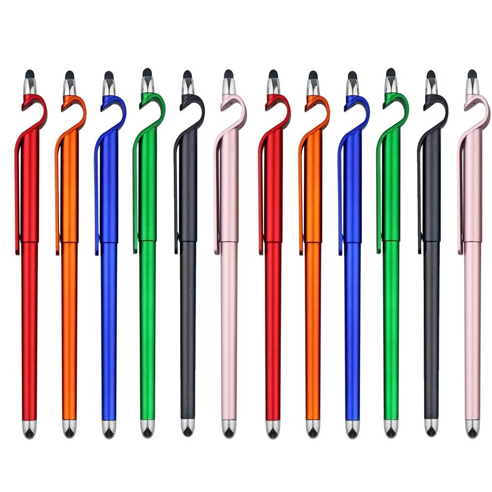 Stylus Pen, SITAKE 12 Pcs Multifunctional 3 in 1 Phone Holder + Capacitive Stylu