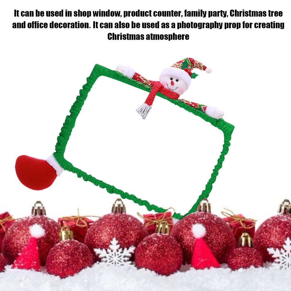 3D Christmas Cartoon 19-27inch Computer PC Monitor Display Frame Protective IUQC