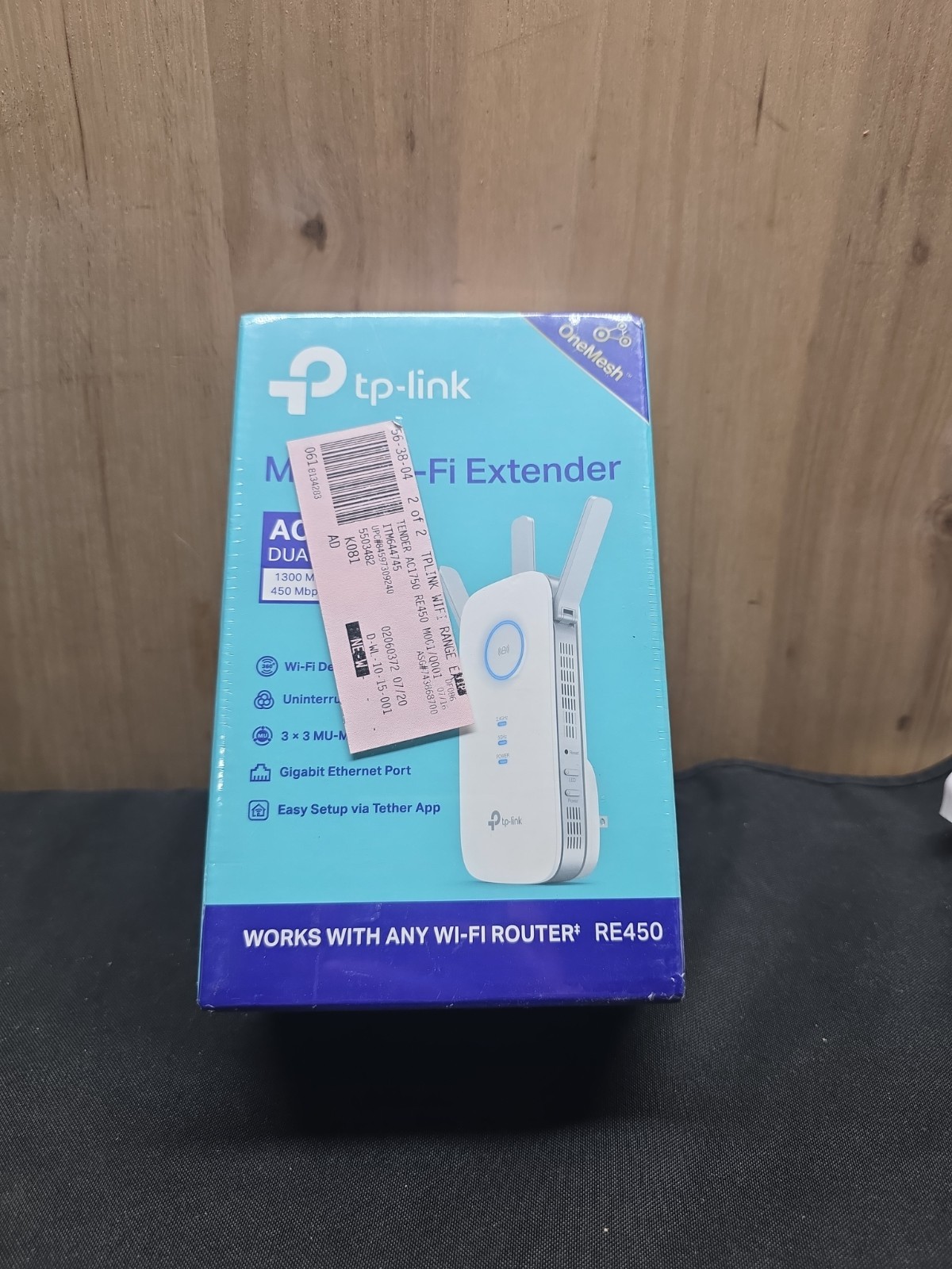TP-Link RE450 AC1750 WiFi Range Extender Dual Band Gigabit Sealed New