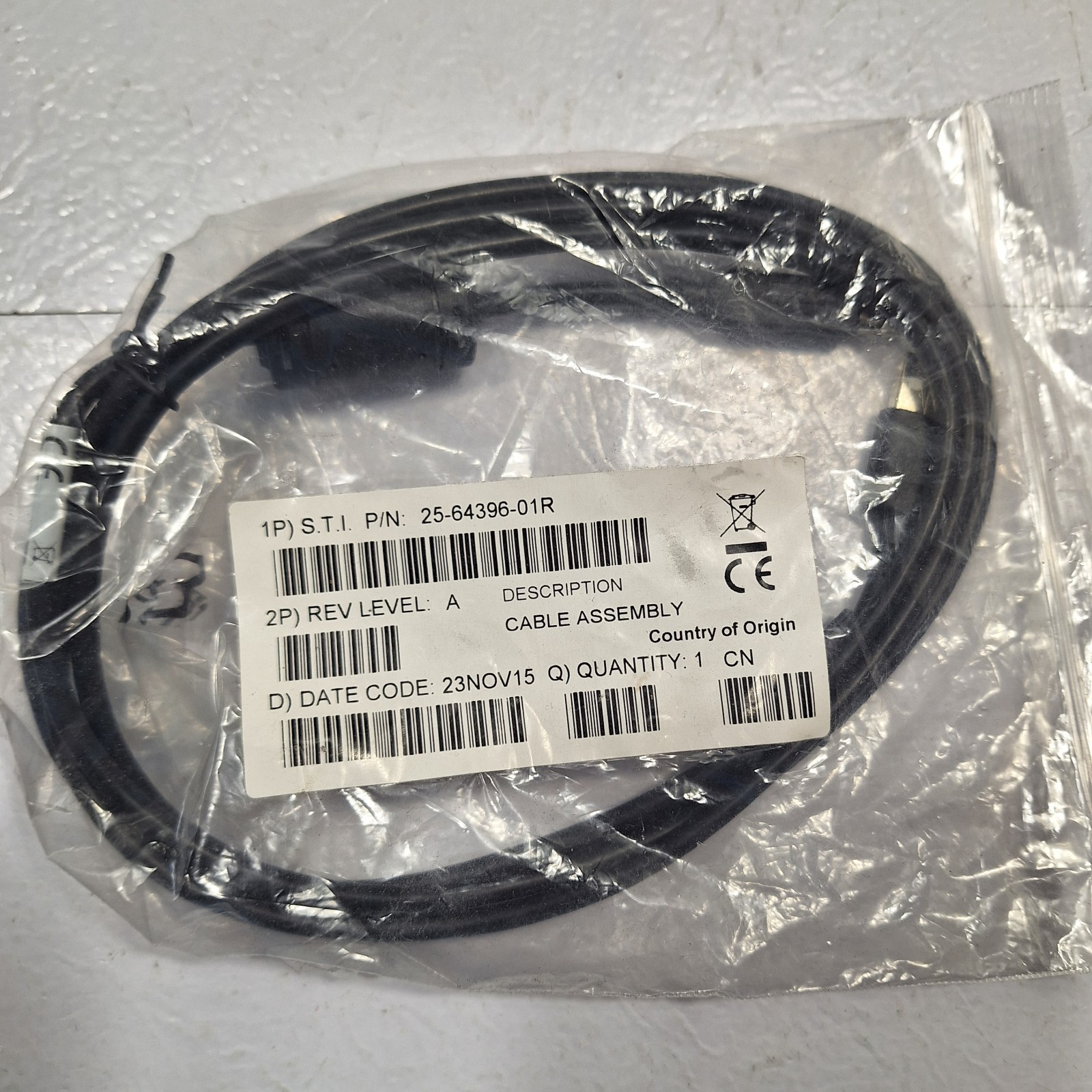 Zebra Communication Cable - USB A to USB B  PN 25-64396-01R