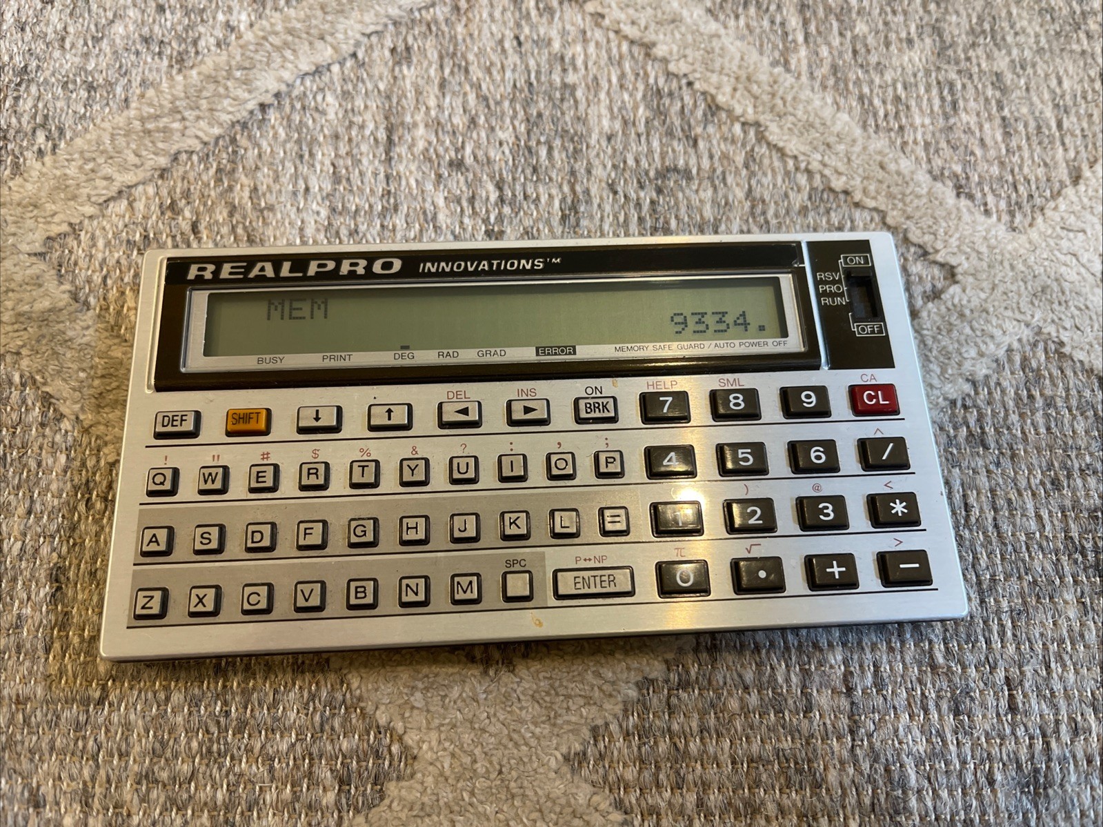 Sharp Pc-1261 Pocket Computer - Real pro Innovations. Working