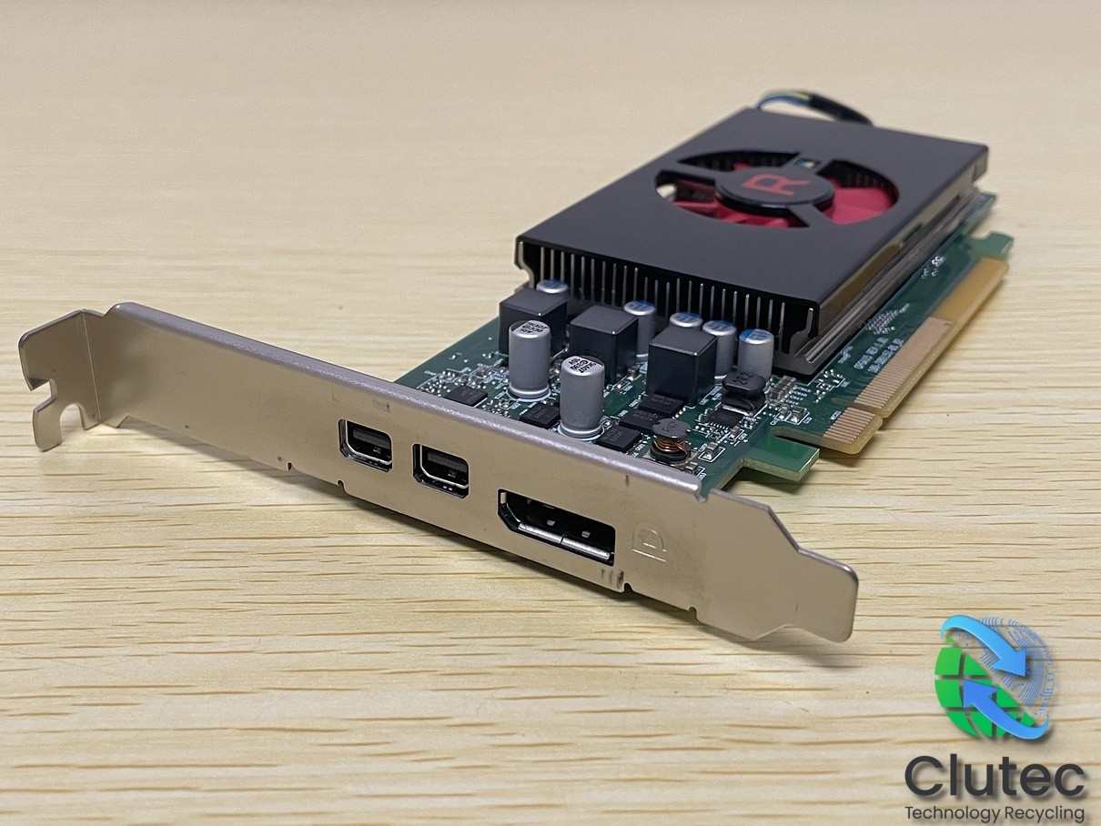 Dell Y77T6 AMD Radeon RX 640 4GB PCI-E Dual Mini DPort/DPort Video Graphic Card 