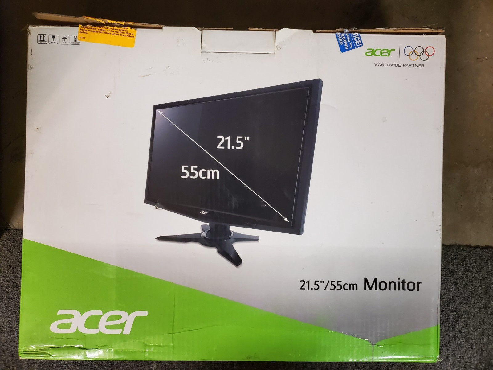 Acer G226HQL 21.5" Widescreen LED Monitor 1080p + Original Box & Stand