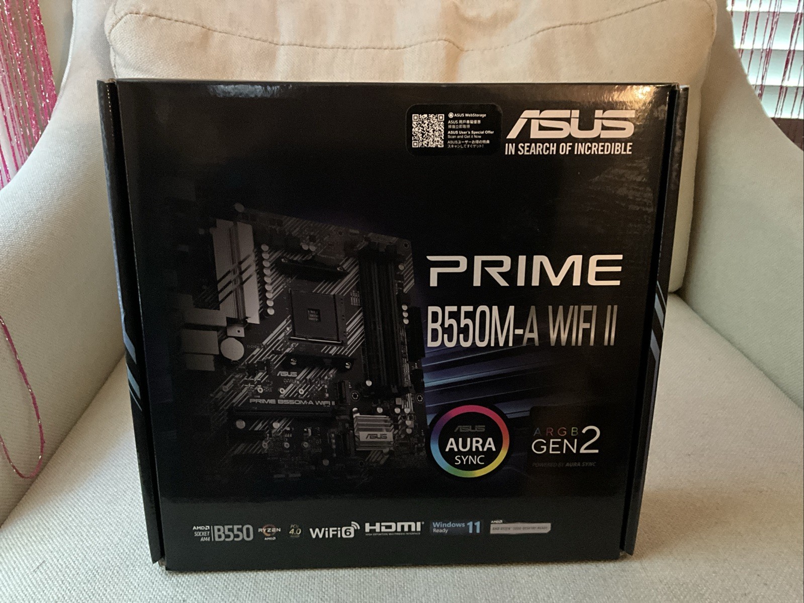 New Asus Prime B550M-A WiFi II SEALED