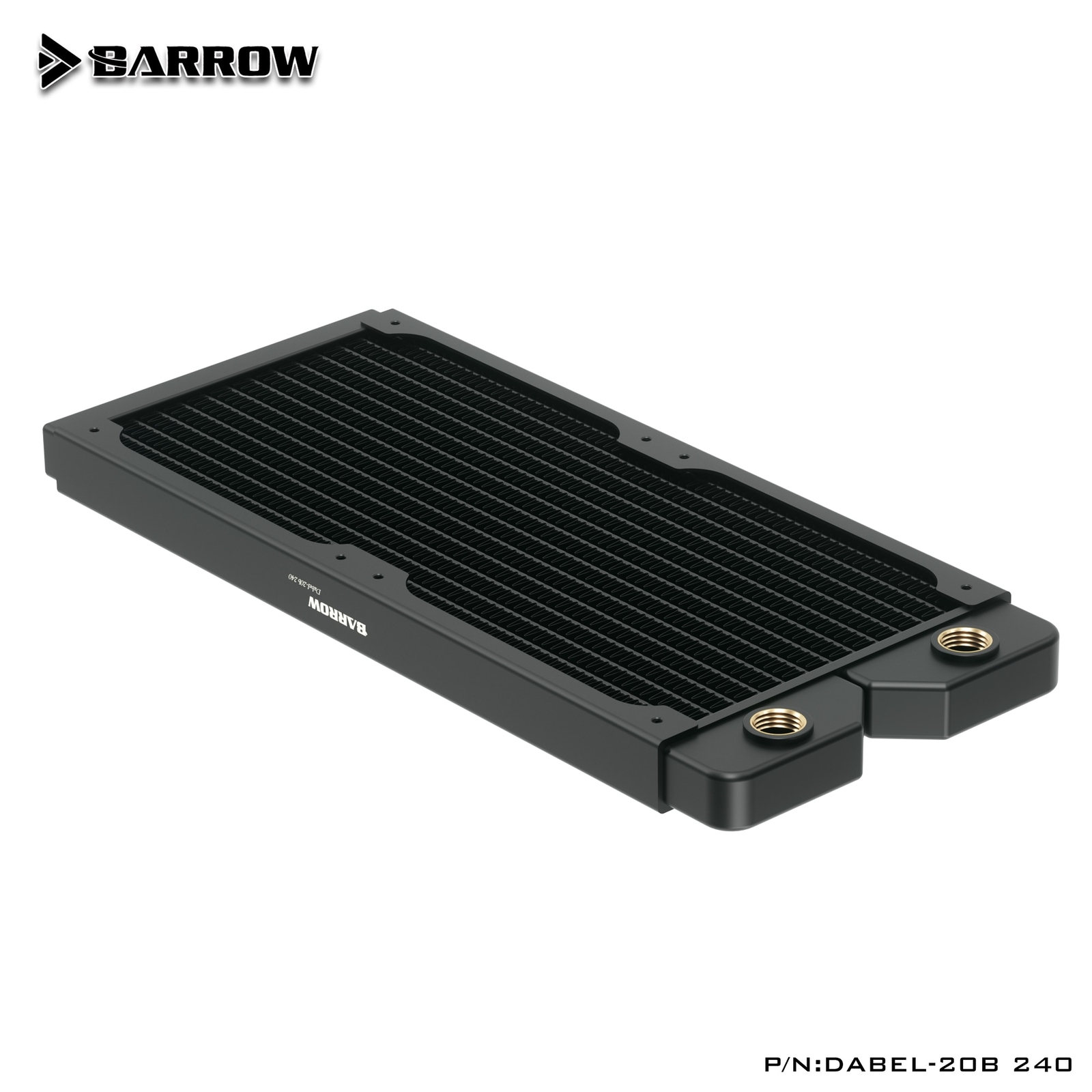 BARROW 20mm Thick Copper 240/360mm Radiator G1/4 Use for 12cm Fans Dabel-20a