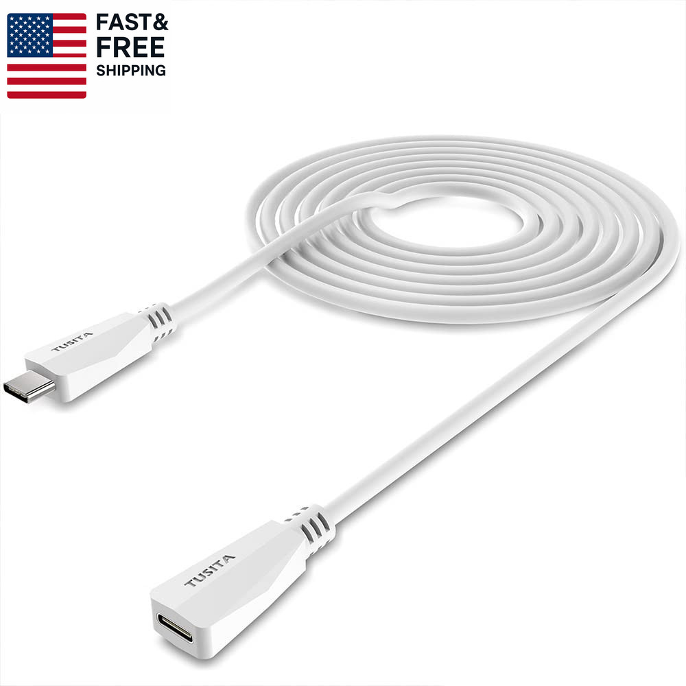 Power Extension Cable (20Ft/6M) - USB C,Male to Female