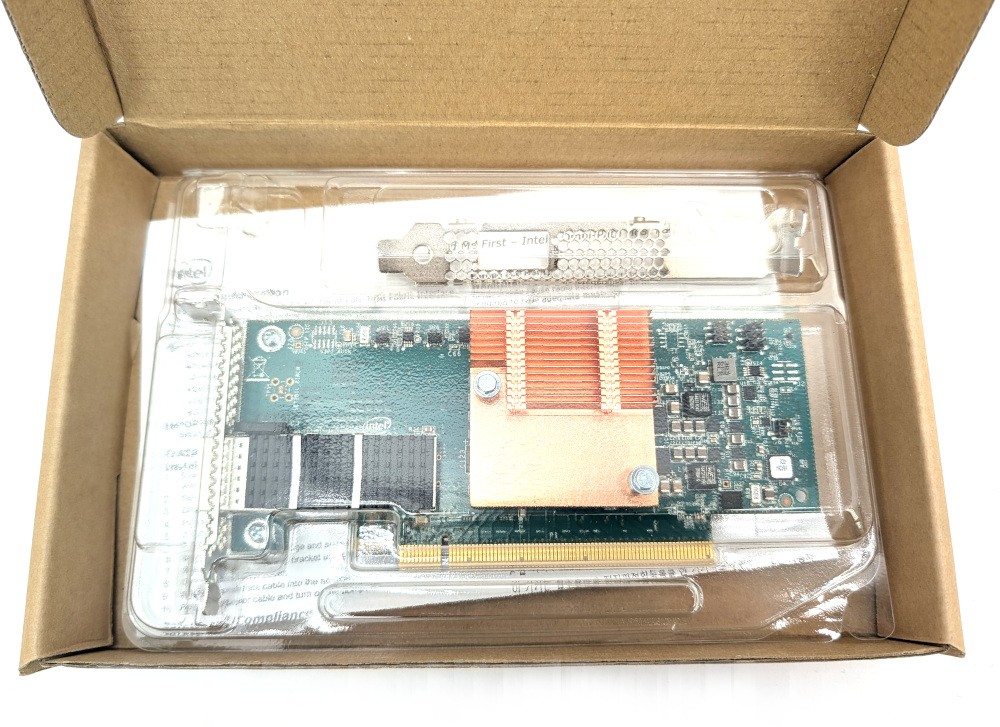 New Intel 100HFA016LS 100Gbx16 PCIe 3.0 Adapter Omni Path Host J10548-017 948159