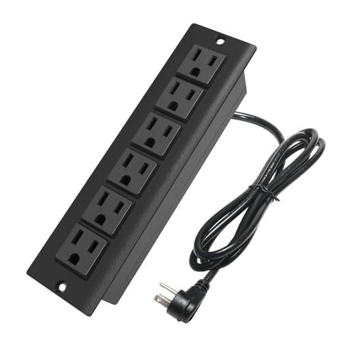 Recessed Power Strip Without USB,Mount Industrial Workshop Power Charge 