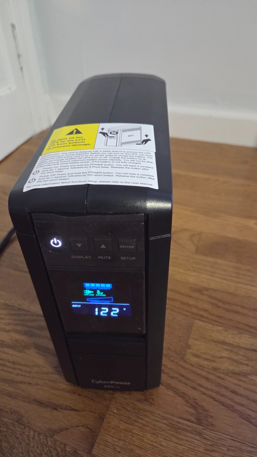 CyberPower CP850AVRLCDa 850VA/510W AVR LCD UPS 12 Outlets 1500J NEW/NO BOX