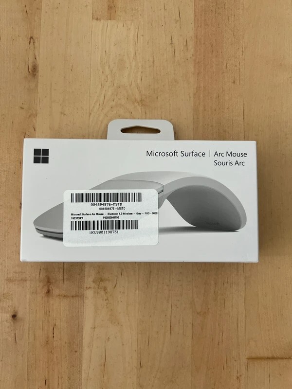 Microsoft Surface Arc Mouse Light Gray Bluetooth Wireless NEW SEALED