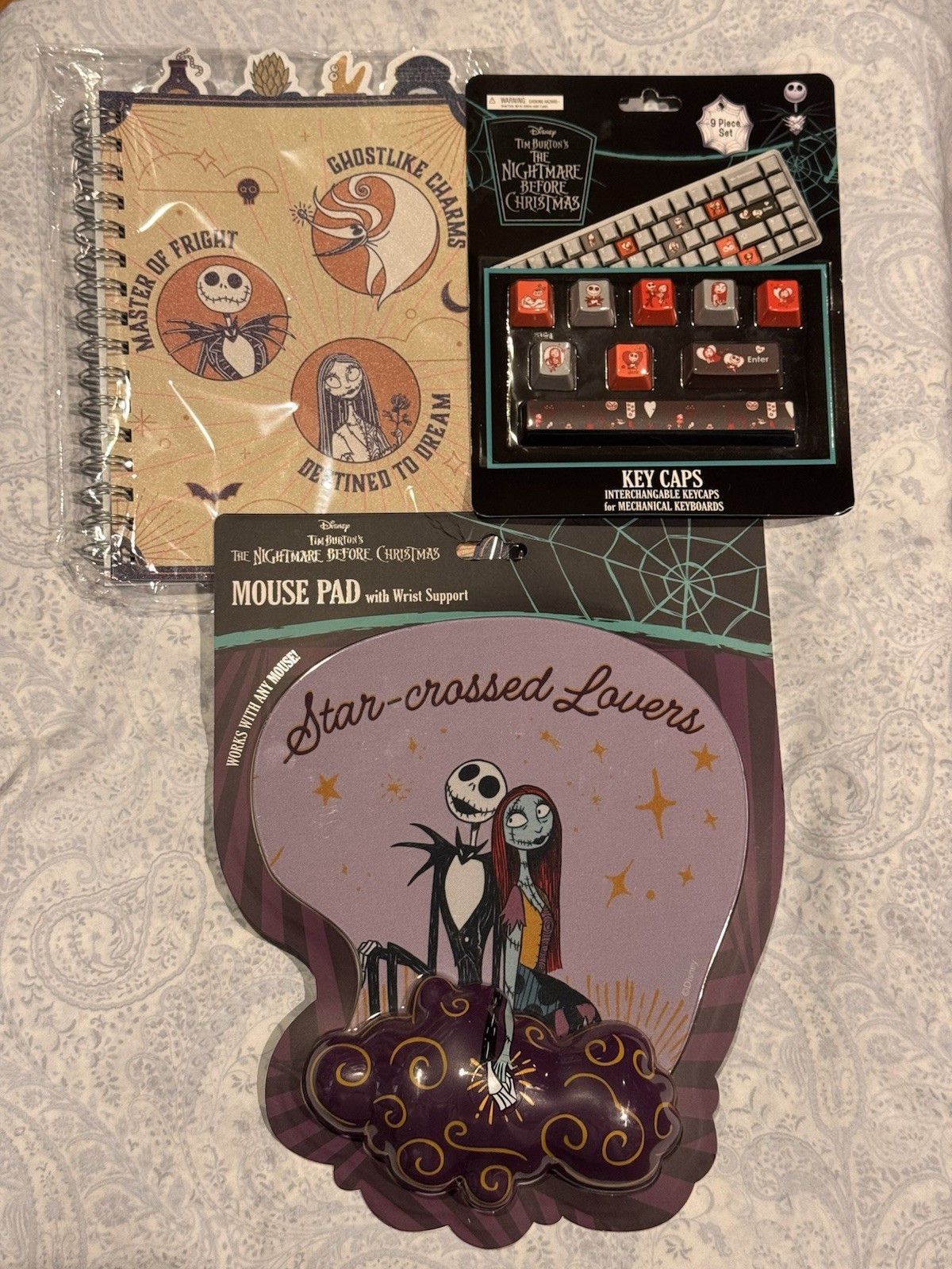 Nightmare Before Christmas Jack & Sally Computer/Office Accessory Set
