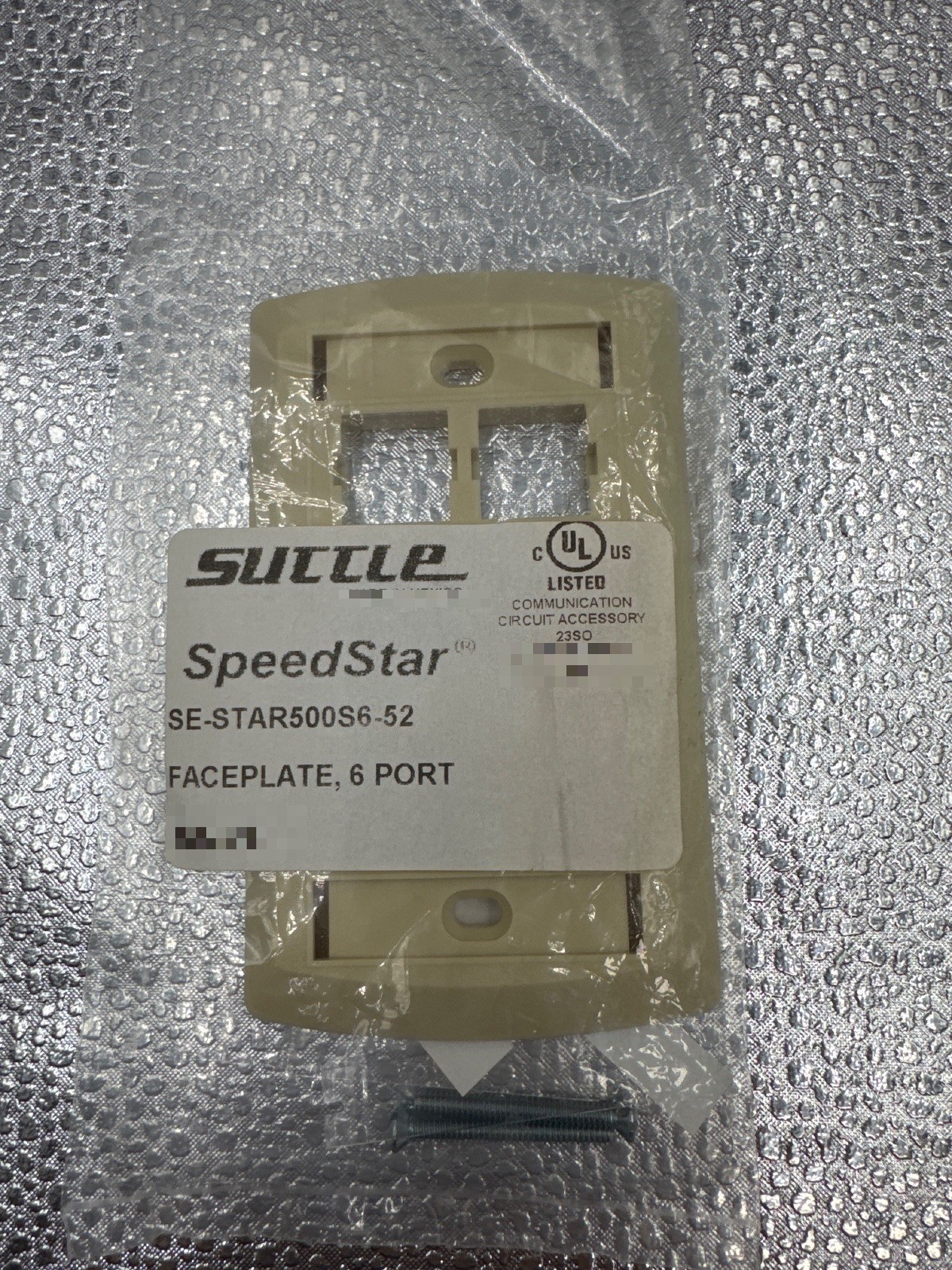 QT84 - Suttle SPEEDSTAR 6 PORT FACE PLATE