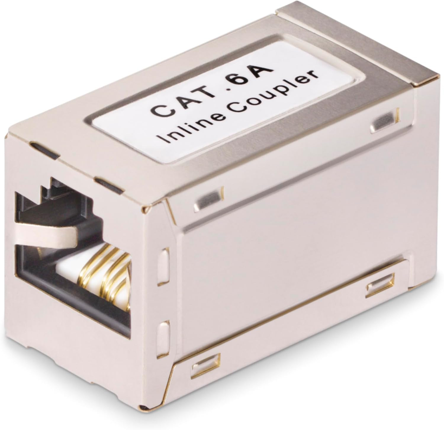 Startech Cat6A Keystone Coupler, RJ45 F/F Inline, T568B, Shielded