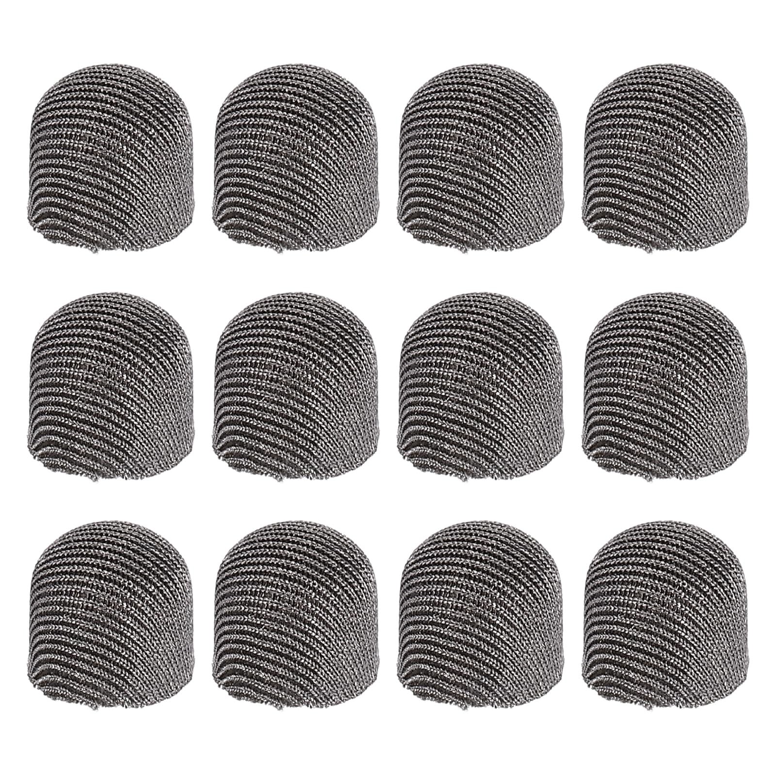 PATIKIL 8mm (0.31") Replacement Stylus Pen Tips, 12Pcs Conductive Mesh Fiber ...