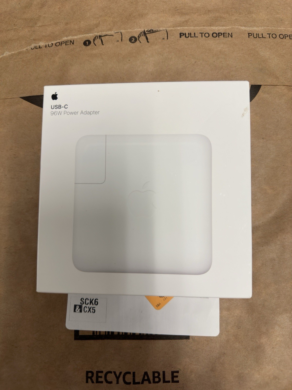 Genuine Apple 96W USB-C Power Adapter for MacBook Laptops New in Box / Sealed