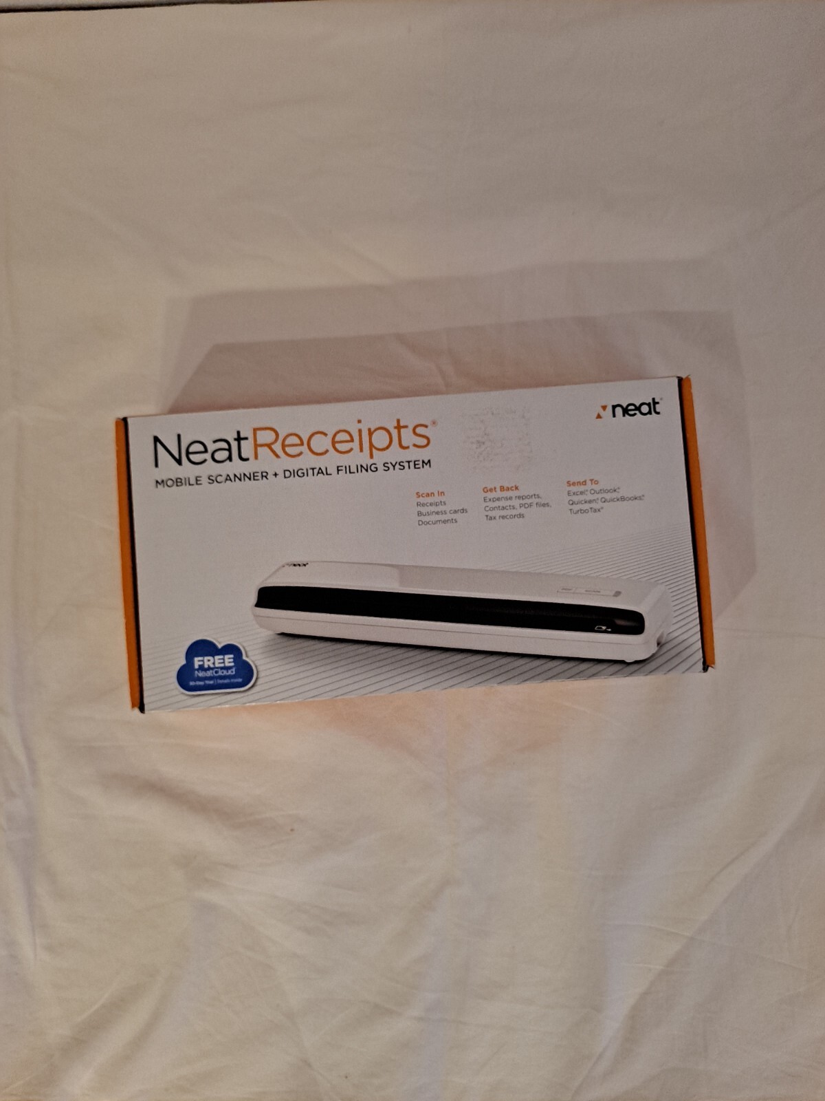 New/Open Box - Neat Receipts Mobile Scanner & Digital Filing System