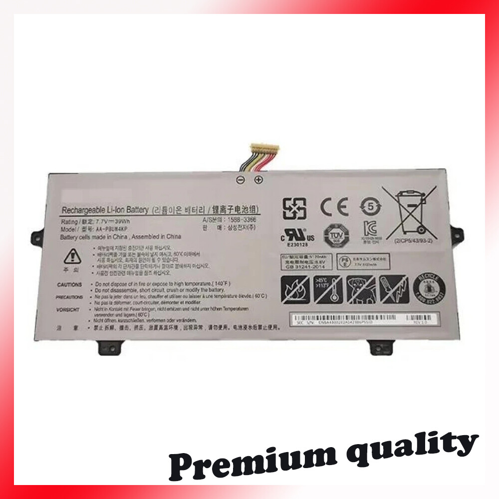 39Wh AA-PBUN4KP Battery For Samsung NP930QAA NT930QBE NT930QBV Series 4-Cells