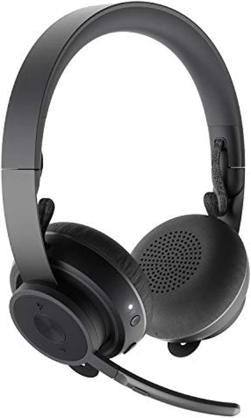 Logitech Zone Wireless Headset Certified Microsoft Teams Bluetooth Noise Cancel