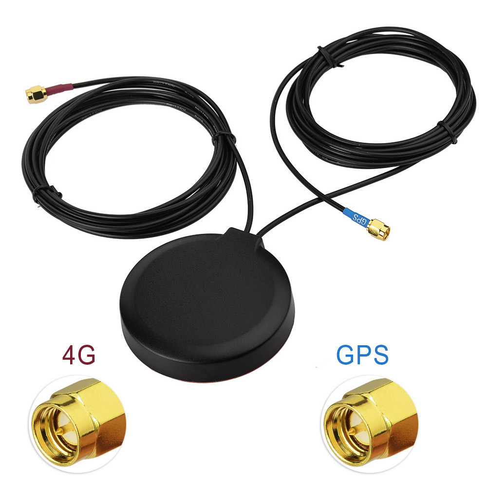 Vehicle GPS 4G LTE Magnetic Mount Combined Antenna for GPS Nav 4G Signal 