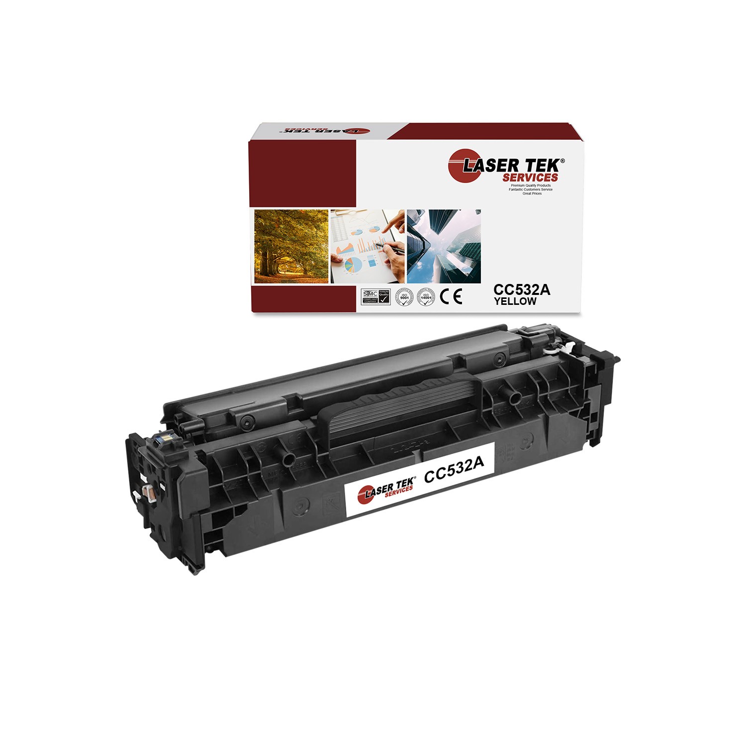 LTS 304A CC532A Yellow Compatible for HP LaserJet CP2025 CP2025n Toner Cartridge
