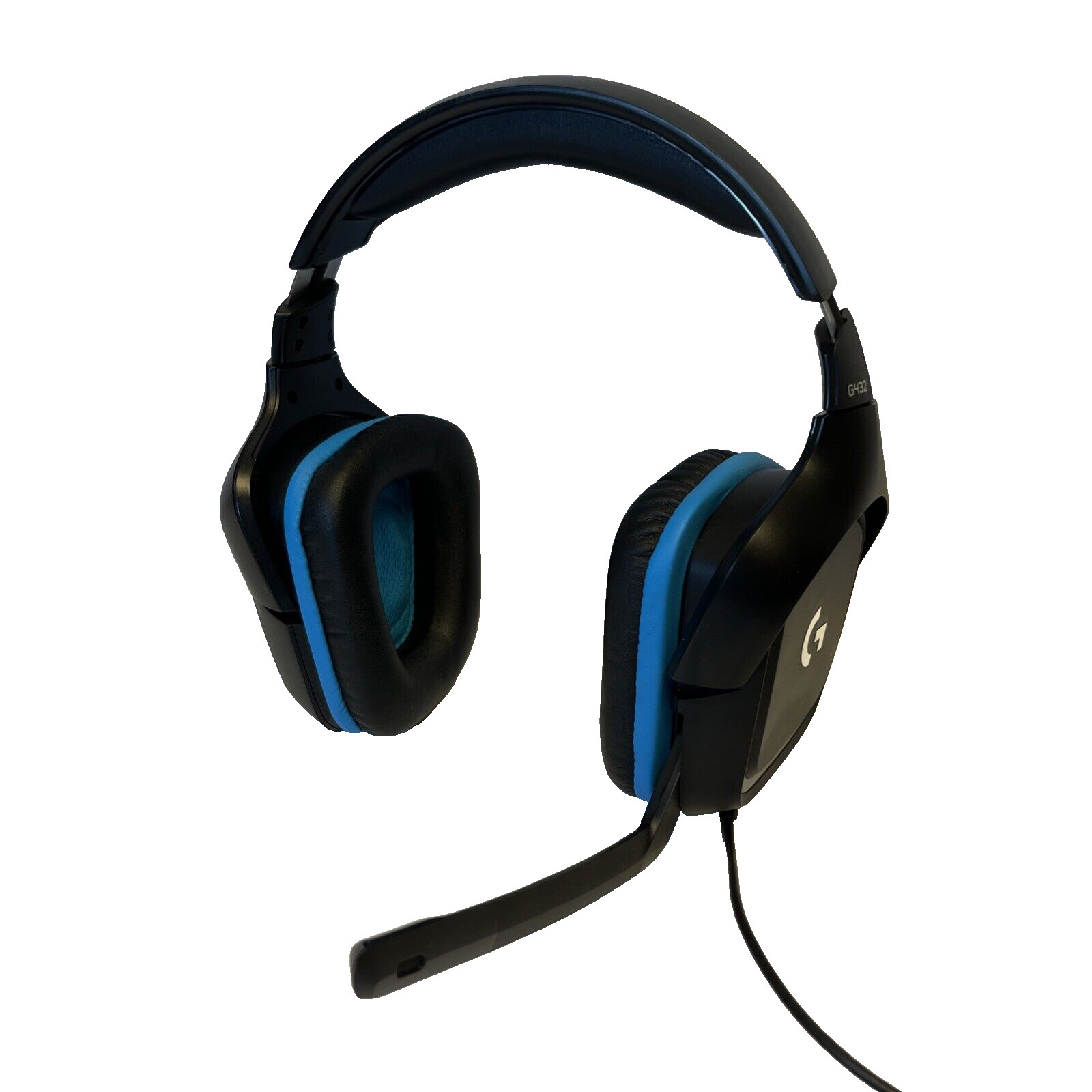 Logitech G432 3.5mm Wired Surround Sound Gaming Headset  - Black/Blue