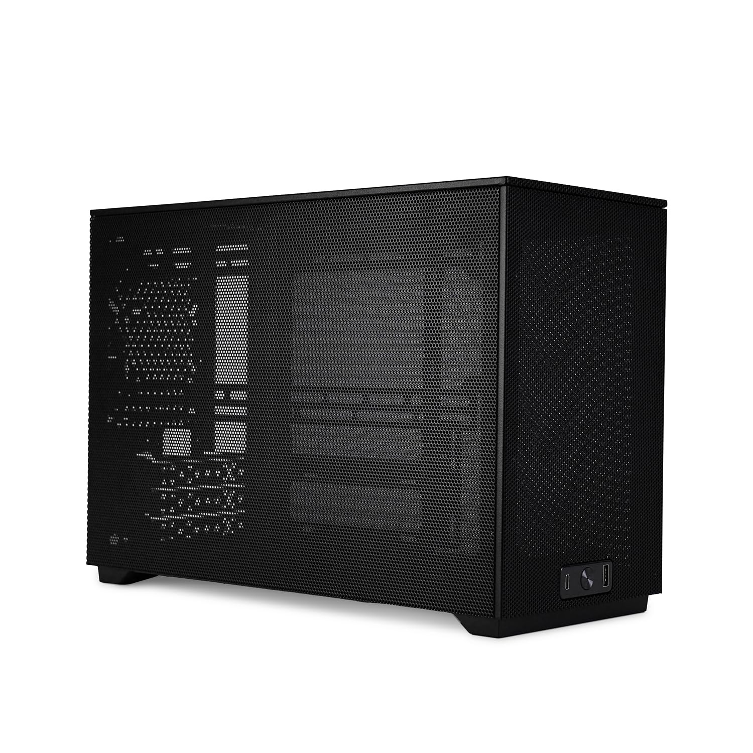 SSUPD Meshroom D Mini-ITX Small Form Factor (SFF) Case - Full Mesh Side Panel...