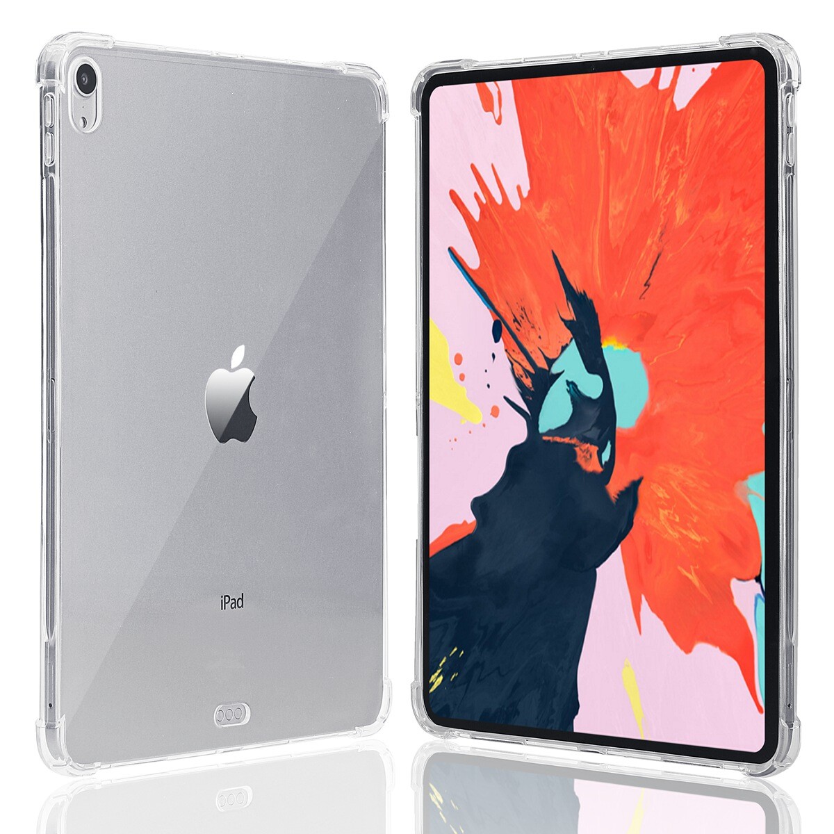 Shockproof Clear Soft TPU Silicone Case Cover For New iPad Pro 11" 12.9" Air 13'