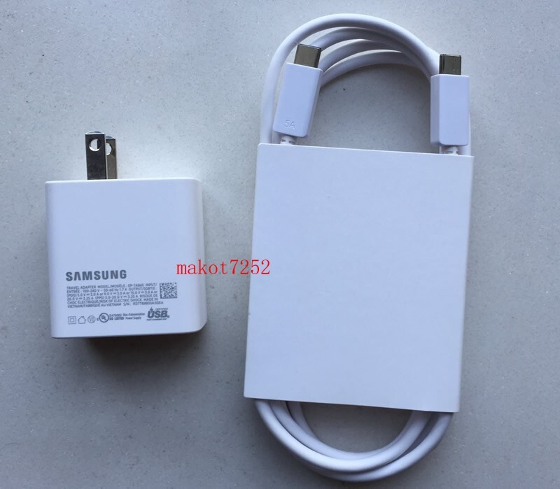 New Original Samsung Galaxy Book3 360 NP750QFG US/EP-TA865 Fast Charger&Cable