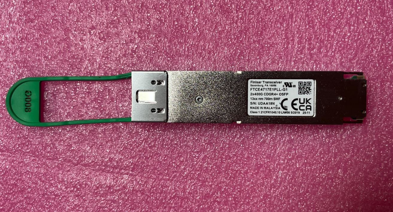 FINISAR FTCE4717E1PLL-G1 Tranceiver 2 x 400G CDGRR4+ OSFP