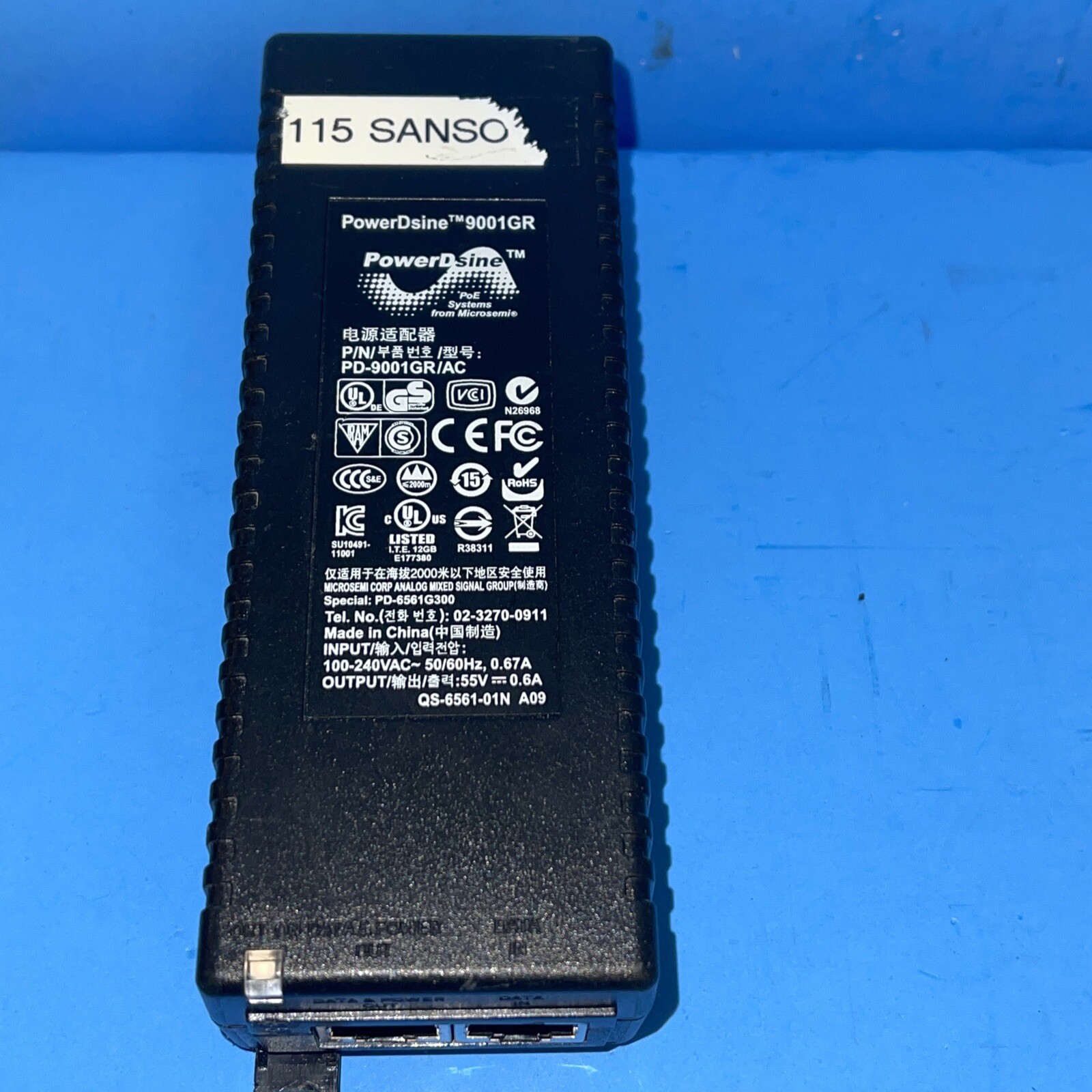 PowerDsine PD-9001GR/AC  9001GR  Gigabit PoE Injector