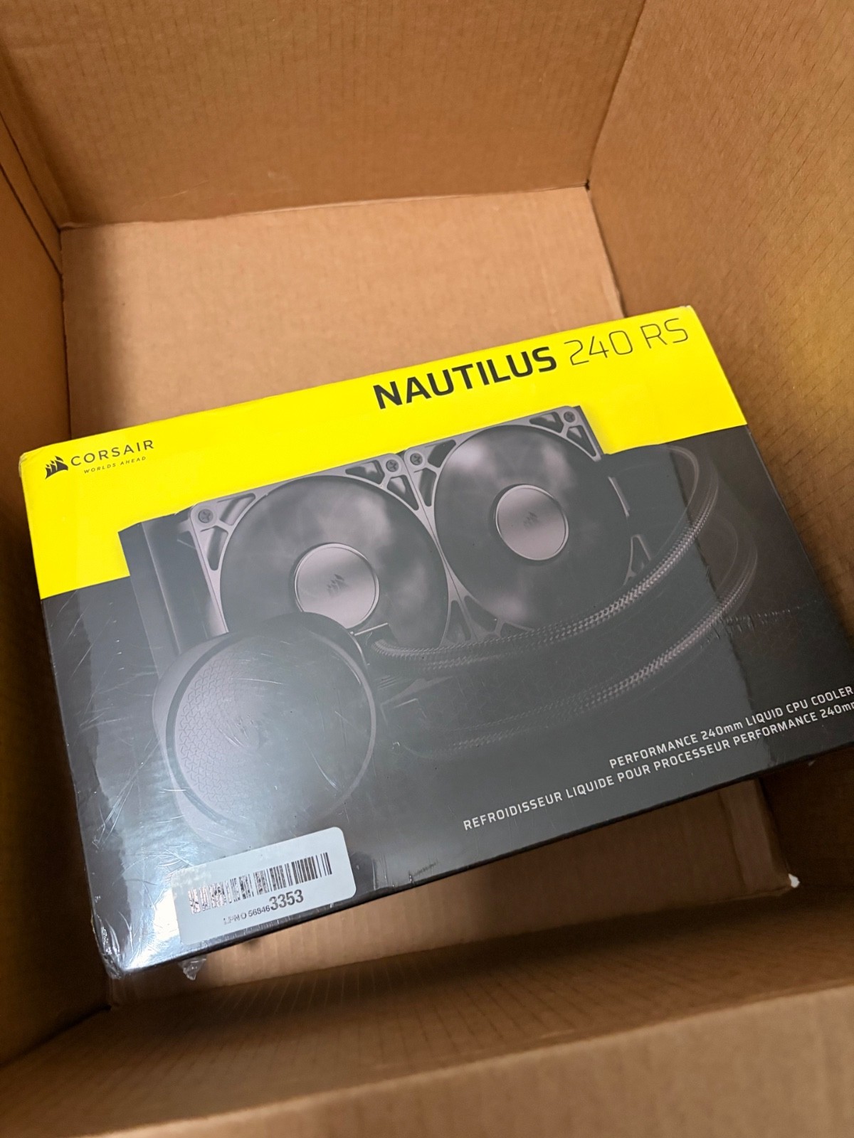 CORSAIR Nautilus 240 RS 240mm AIO Liquid CPU Cooler Black NEW SEALED