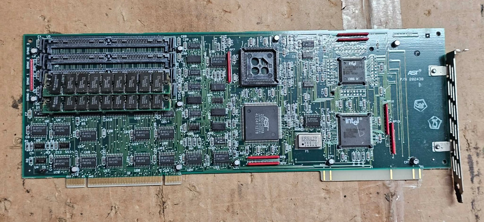 AST Research CUPID 386SX CPU Memory Module 202438 Premium II Vintage 386 PC