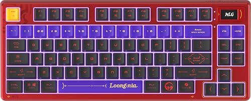 MSI FORGE TKL WIRELESS MLG EDITION - MECHANICAL LINEAR SWITCHES - -  RED/BLACK