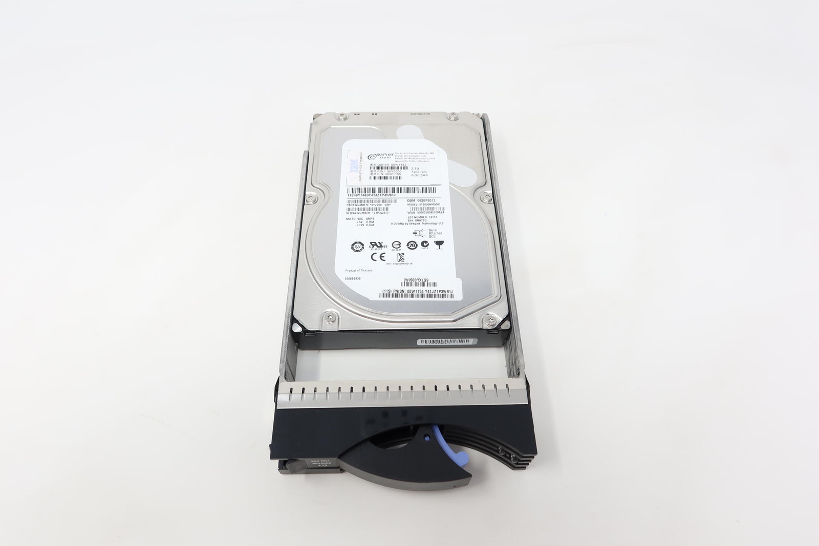 90Y9000 IBM 2TB SAS 3.5" 6GB NL 7200 RPM HDD Hard Drive 00W1155
