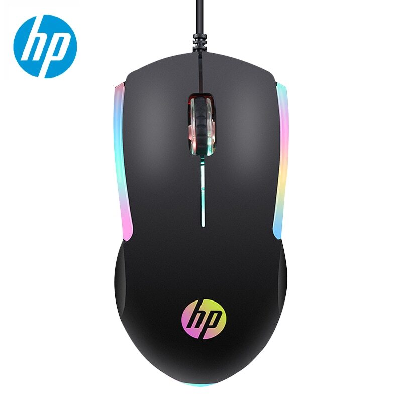 HP M160 Wired Mouse RGB Laptop Desktop Computer Business Office Game
