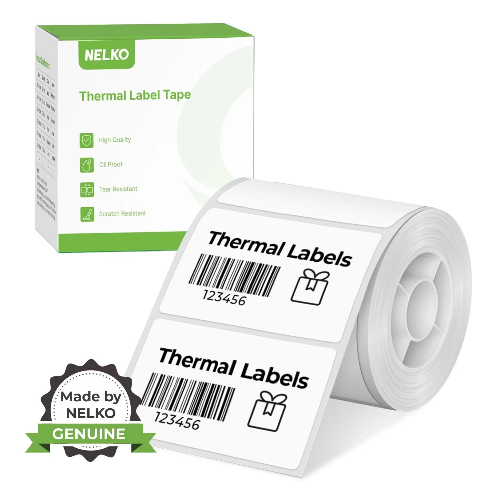 Thermal Labels for Nelko PM220 Label Maker, 2'' x 1.18'' (50x30mm) Thermal St...