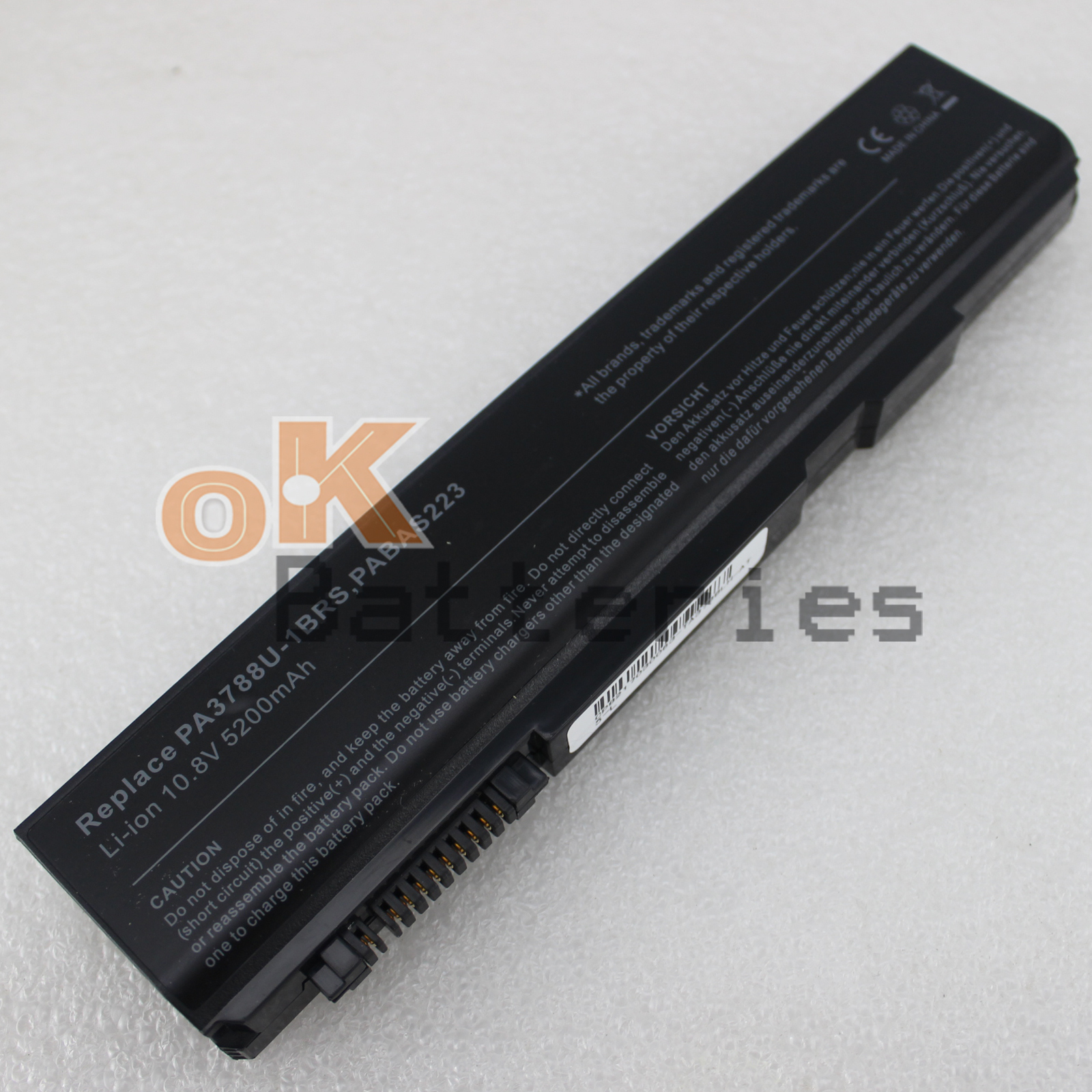 6 Cell Battery for TOSHIBA Tecra A11 M11 S11 PA3788U-1BRS PABAS223 Satellite L40