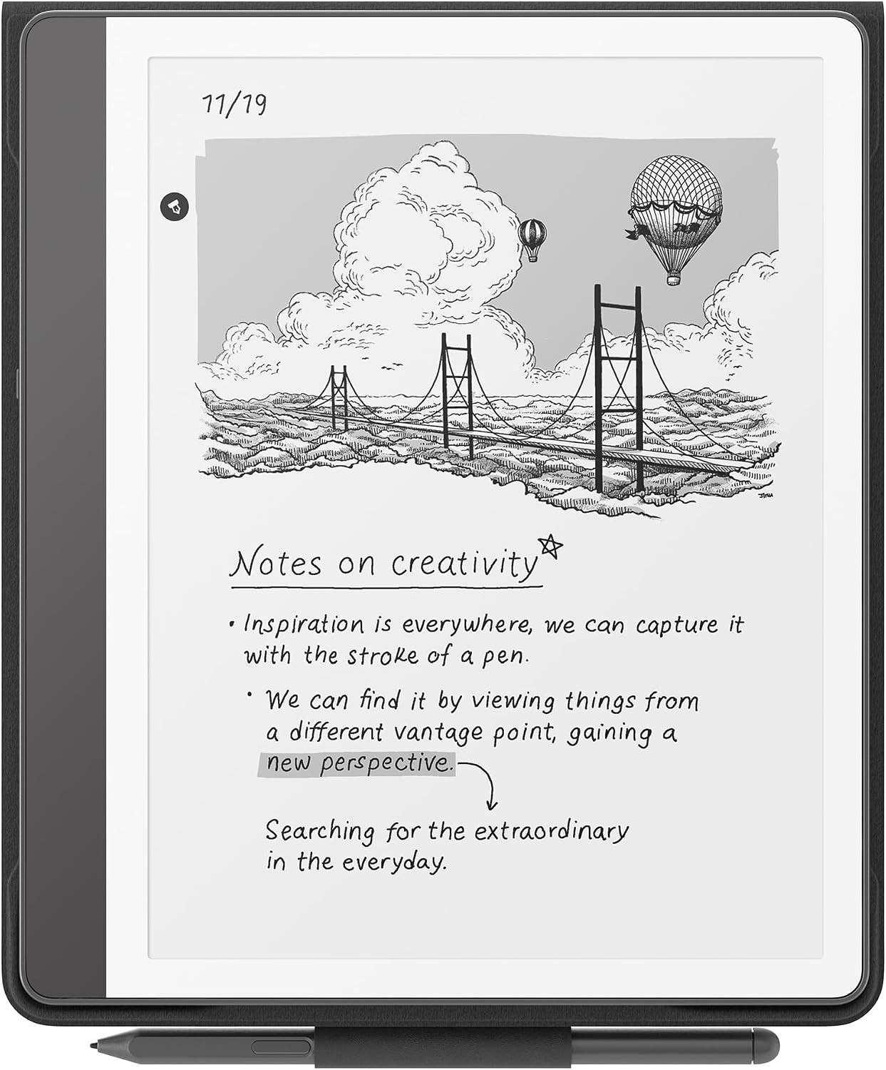 Kindle Scribe Folio Cover with Magnetic Attach, Sleek Protective Case - Premium