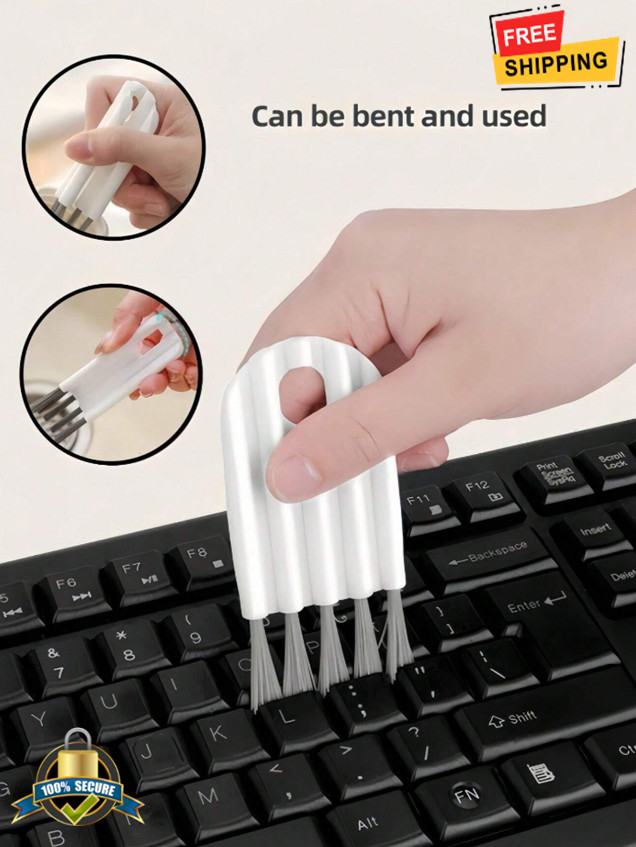 1 pc Multifunctional Cleaning Brush - For Phones, Keyboards, Headphones & More