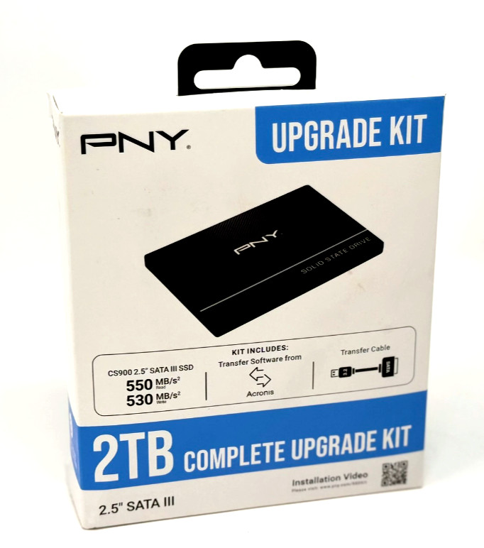 New PNY CS900 2.5" 2TB SATA III SSD DRIVE  (SSD7CS900-2TB-RB) MADE IN TAIWAN