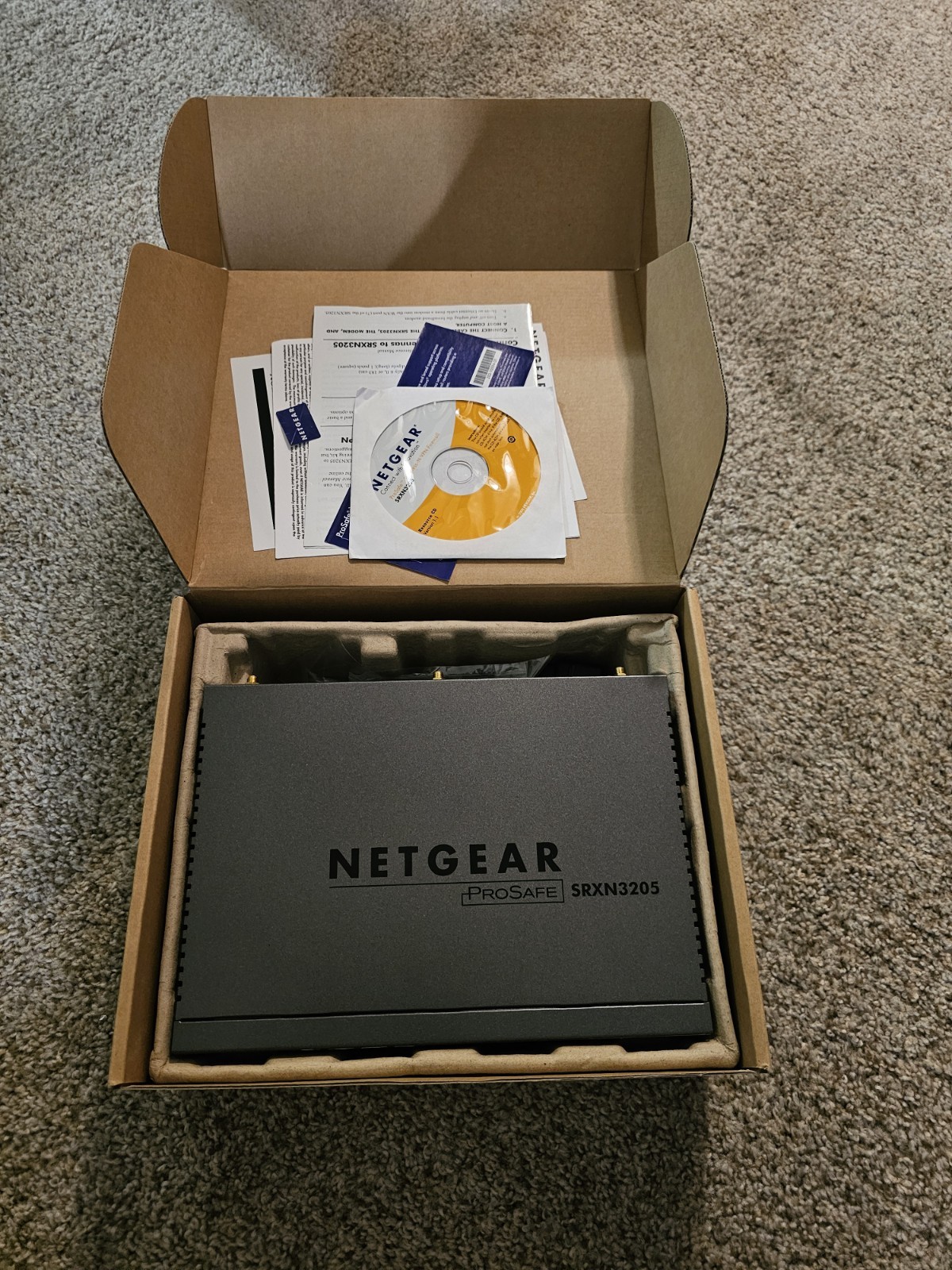 NETGEAR ProSafe SRXN3205 Wireless-N VPN Firewall Router | Business-Class