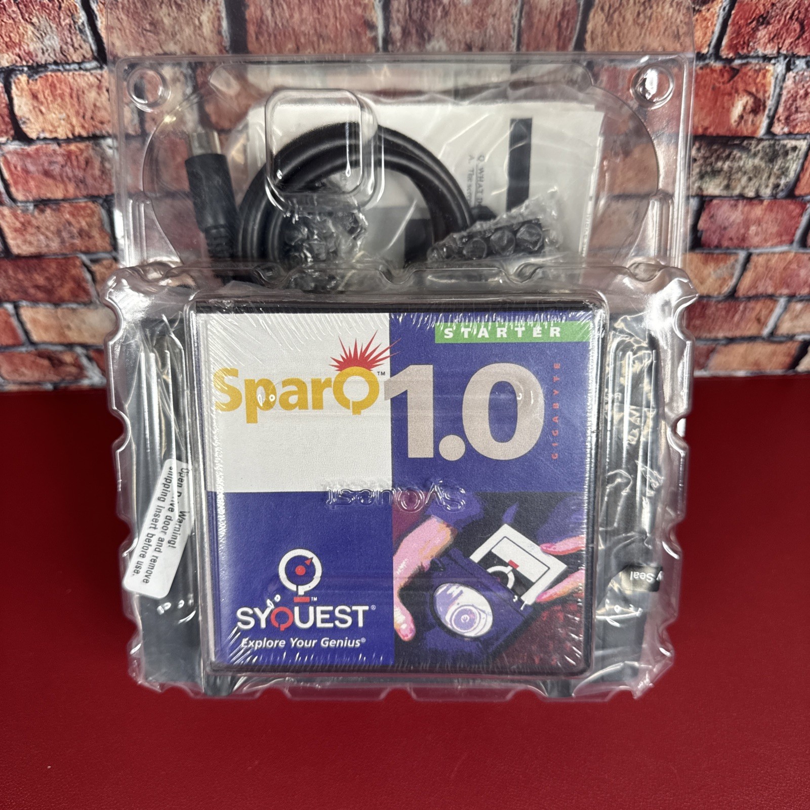 SyQuest SparQ 1.0 GB Drive External Parallel Port Cartridge