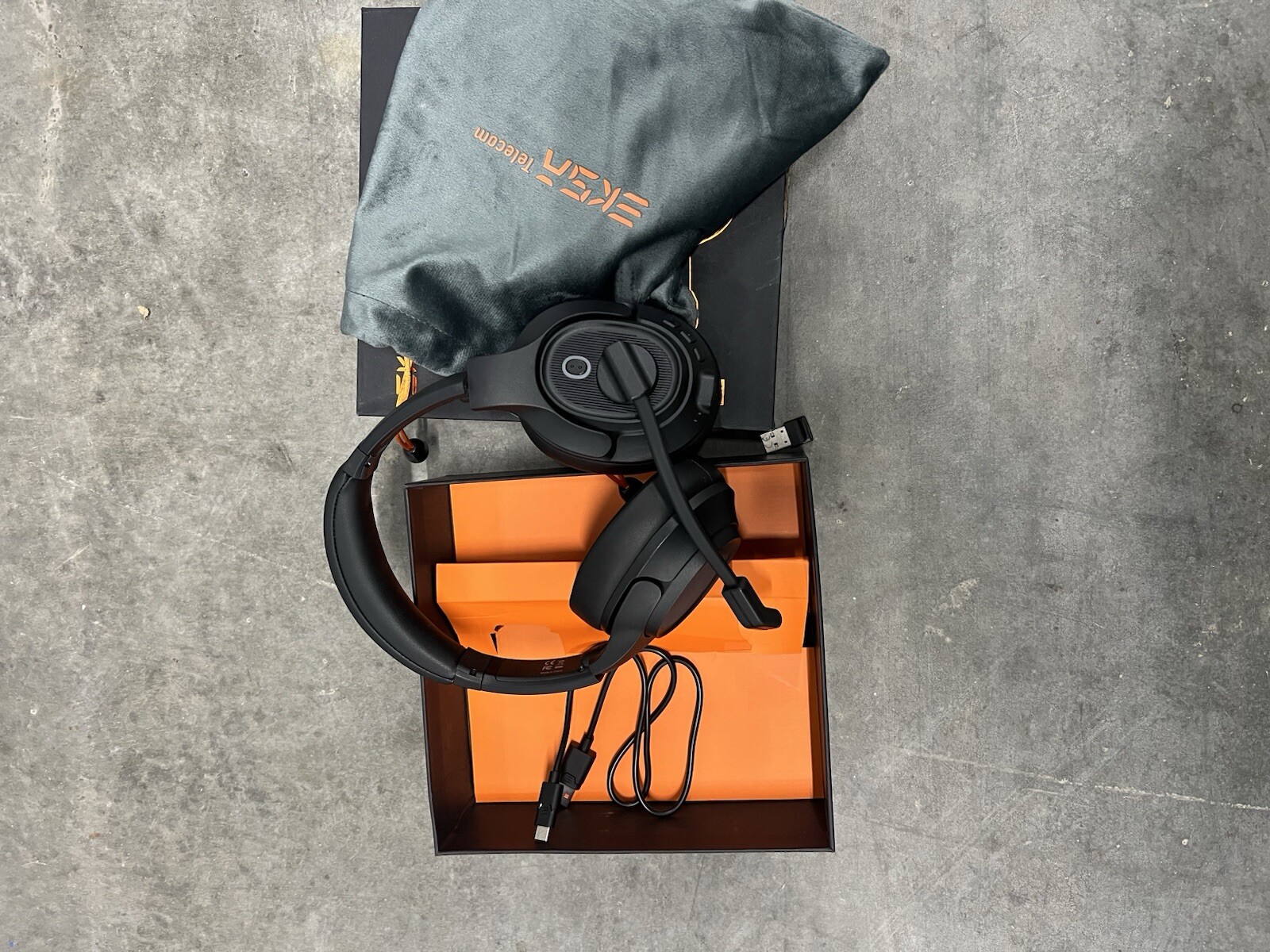 EKSA Telecom Ai-Powered ENC Wireless Headset H6