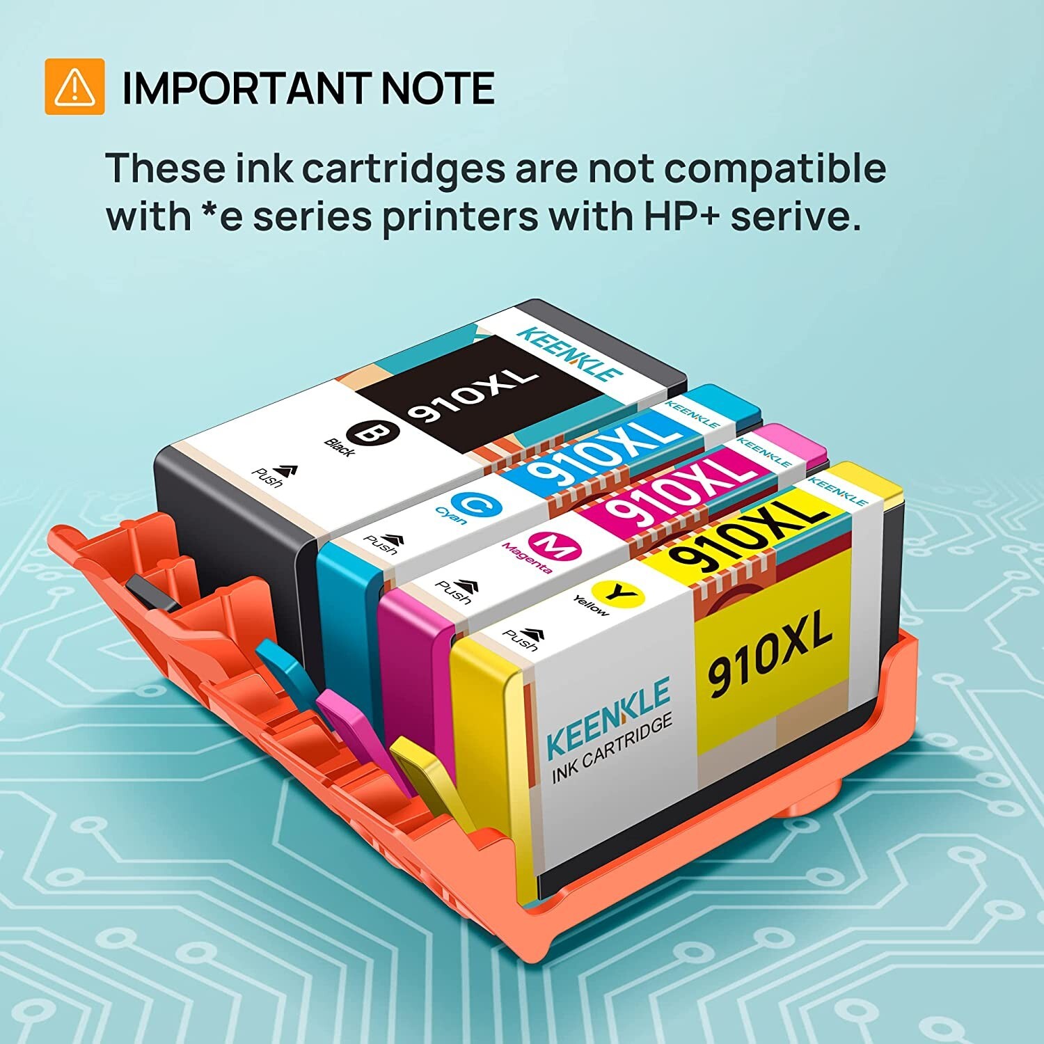 3x 910XL Ink Combo Replacement for HP 910-XL OfficeJet 8014 8020 8022 8025 8035