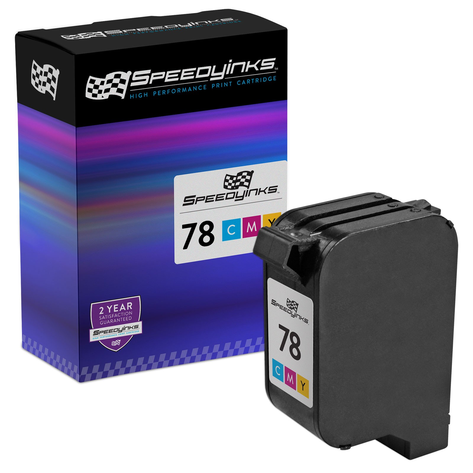 SPEEDYINKS Replacement for HP 78 Tri Color Ink Cartridge C6578D Single Pack