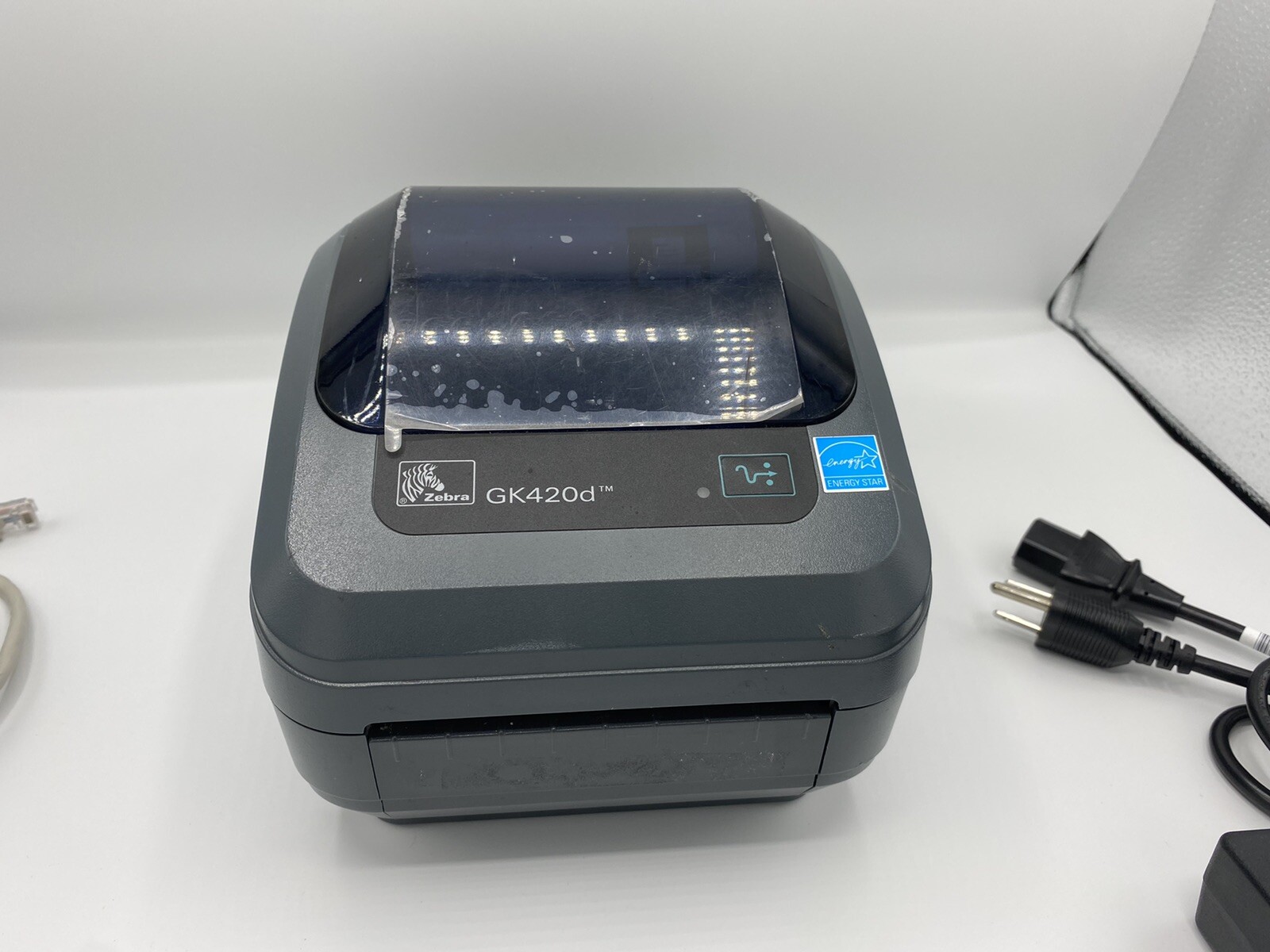 Zebra GK420D Thermal Label Printer w USB/Ethernet w Free Labels&Cables REFURB