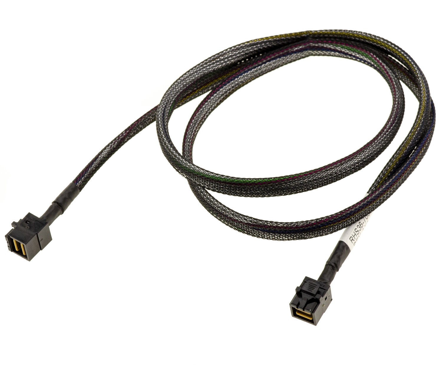 Amphenol Slim SAS SFF-8643 Male Cable Cord Connectors 1M